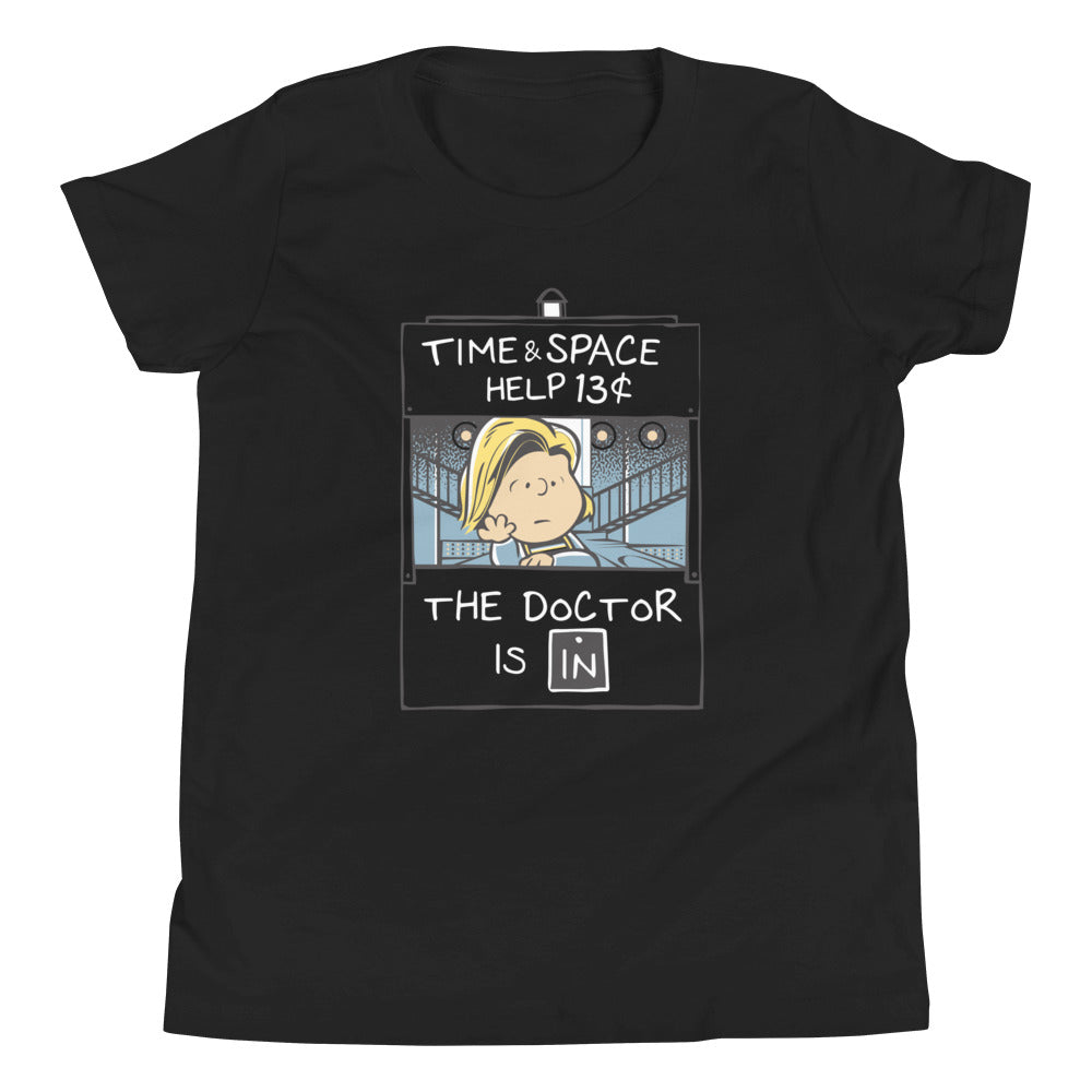 13th Doctor Is In Kid's Youth Tee Hoodie, Sweatshirt | CoreVibeTees.com (Image 2)