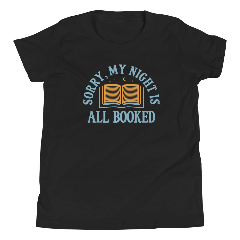 Sorry, My Night Is All Booked Kid's Youth Tee Hoodie, Sweatshirt | CoreVibeTees.com (Image 2)