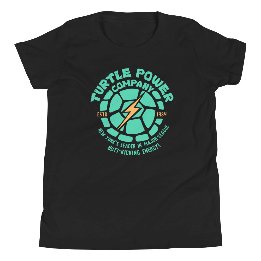 Turtle Power Company Kid's Youth Tee Hoodie, Sweatshirt | CoreVibeTees.com (Image 2)