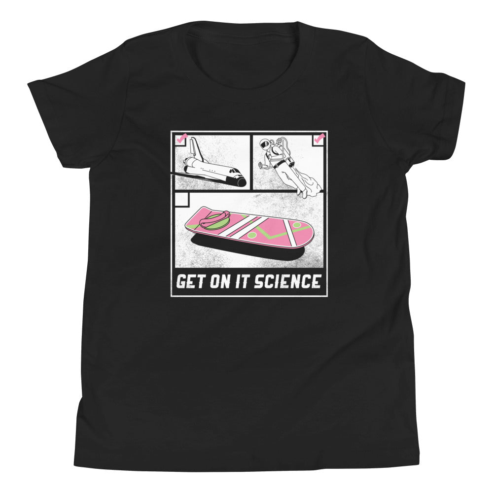 Get On It Science Kid's Youth Tee Hoodie, Sweatshirt | CoreVibeTees.com (Image 2)