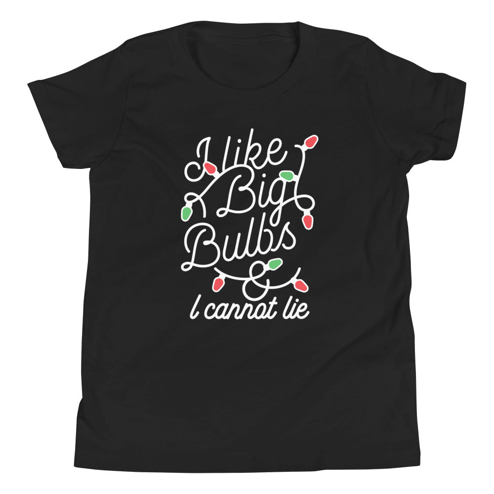 I Like Big Bulbs & I Cannot Lie Kid's Youth Tee Hoodie, Sweatshirt | CoreVibeTees.com (Image 2)