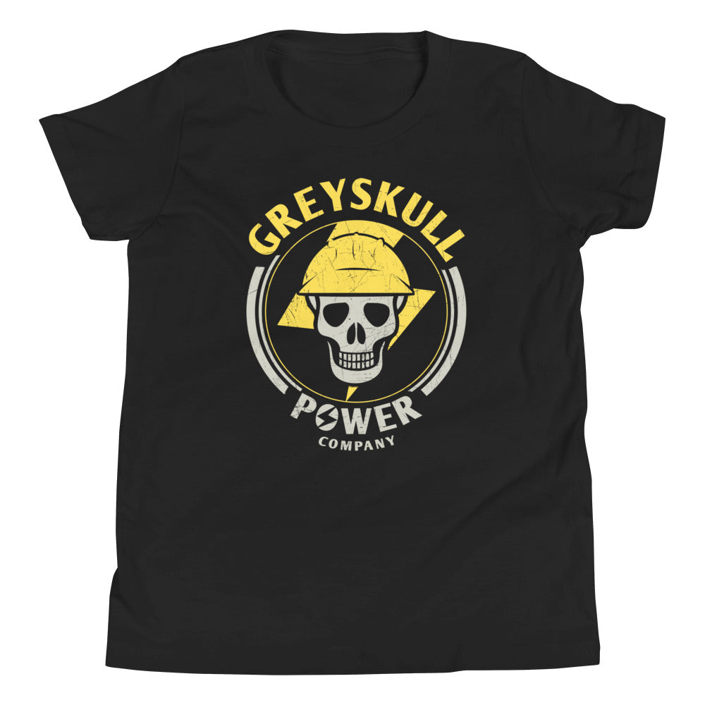 Greyskull Power Company Kid's Youth Tee Hoodie, Sweatshirt | CoreVibeTees.com (Image 2)