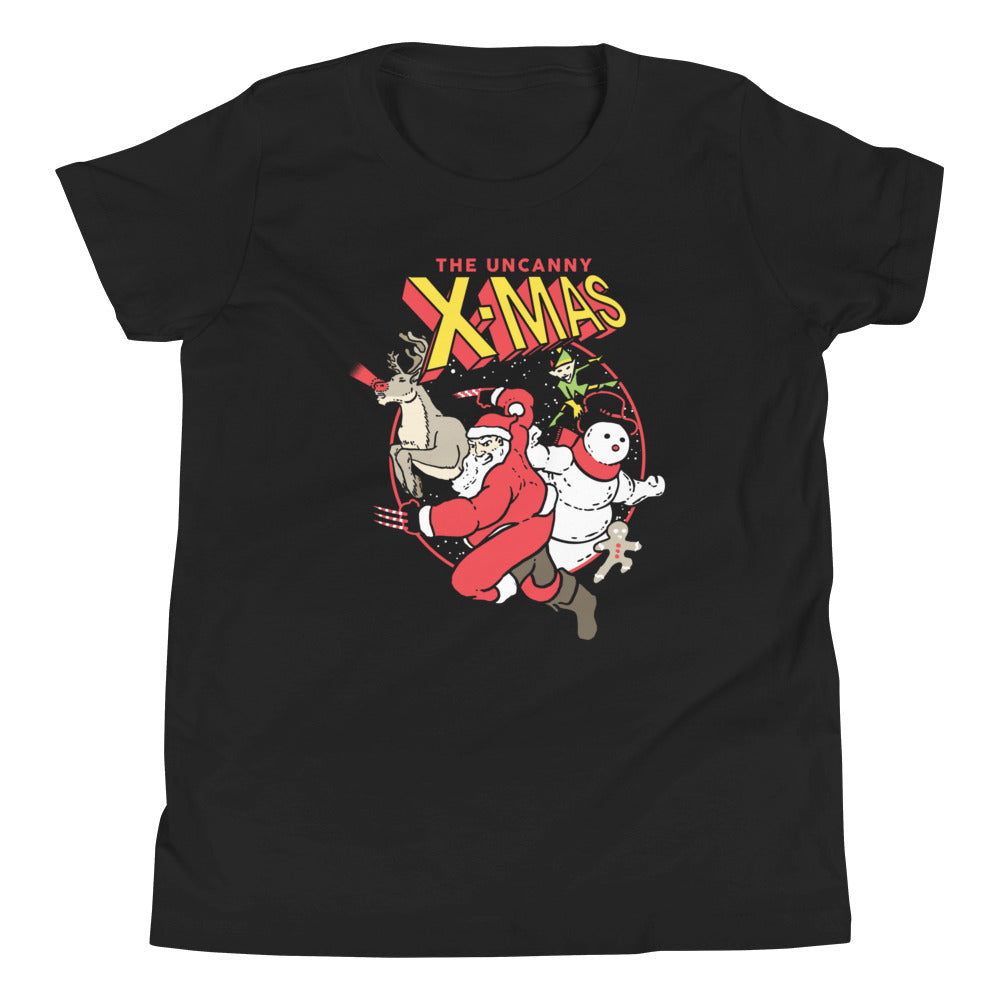 The Uncanny X-Mas Kid's Youth Tee Hoodie, Sweatshirt | CoreVibeTees.com (Image 2)