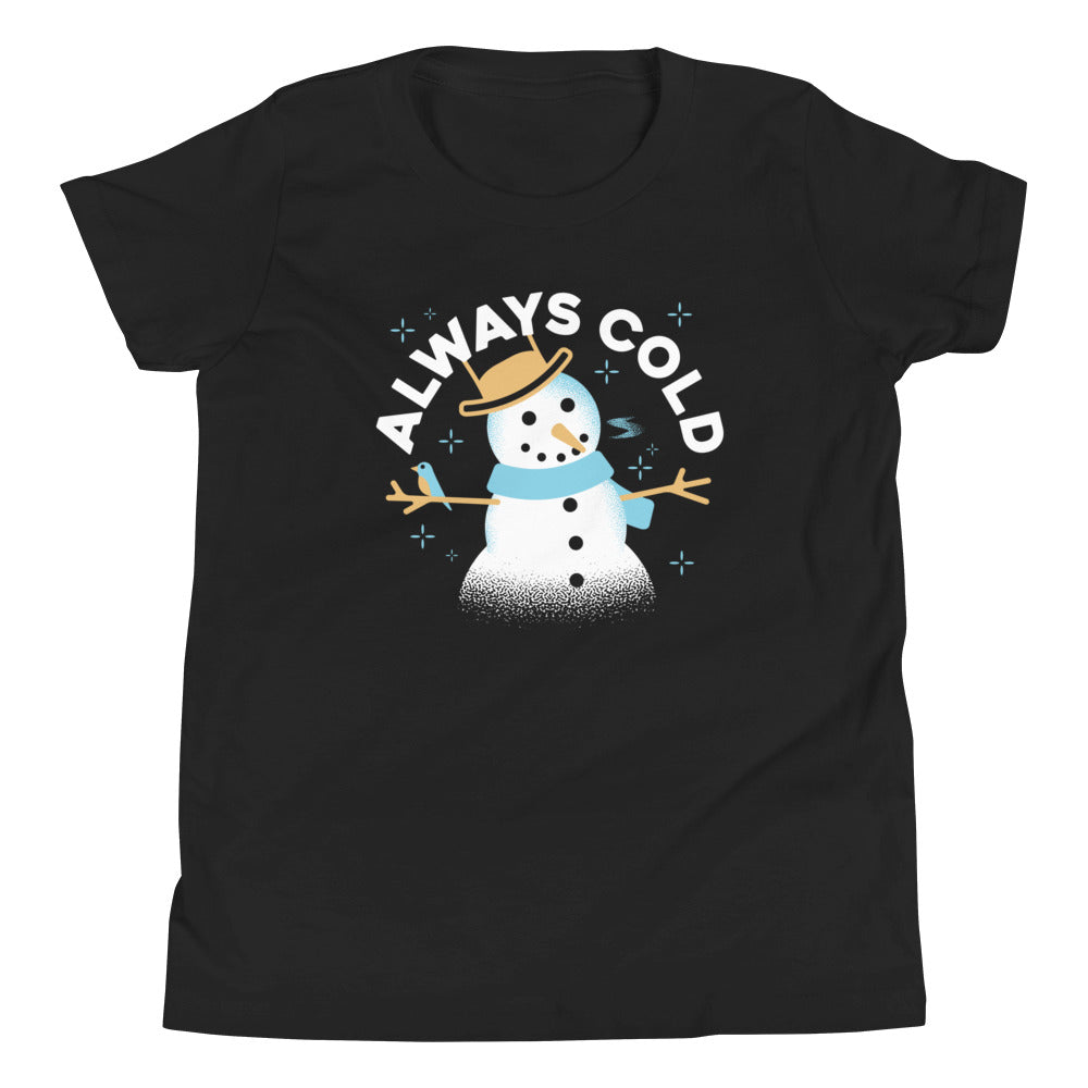 Always Cold Kid's Youth Tee Hoodie, Sweatshirt | CoreVibeTees.com (Image 2)
