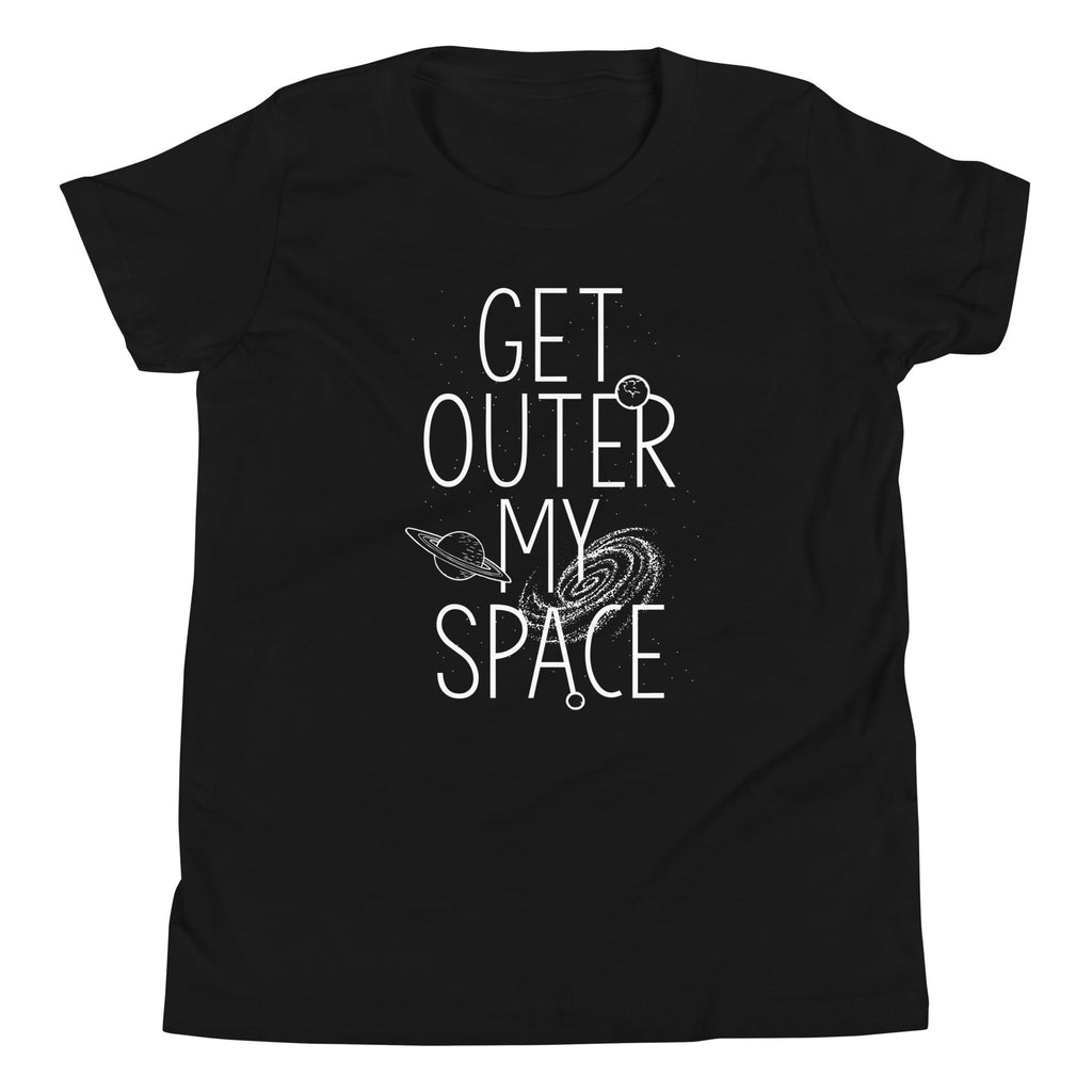 Get Outer My Space Kid's Youth Tee Hoodie, Sweatshirt | CoreVibeTees.com (Image 2)