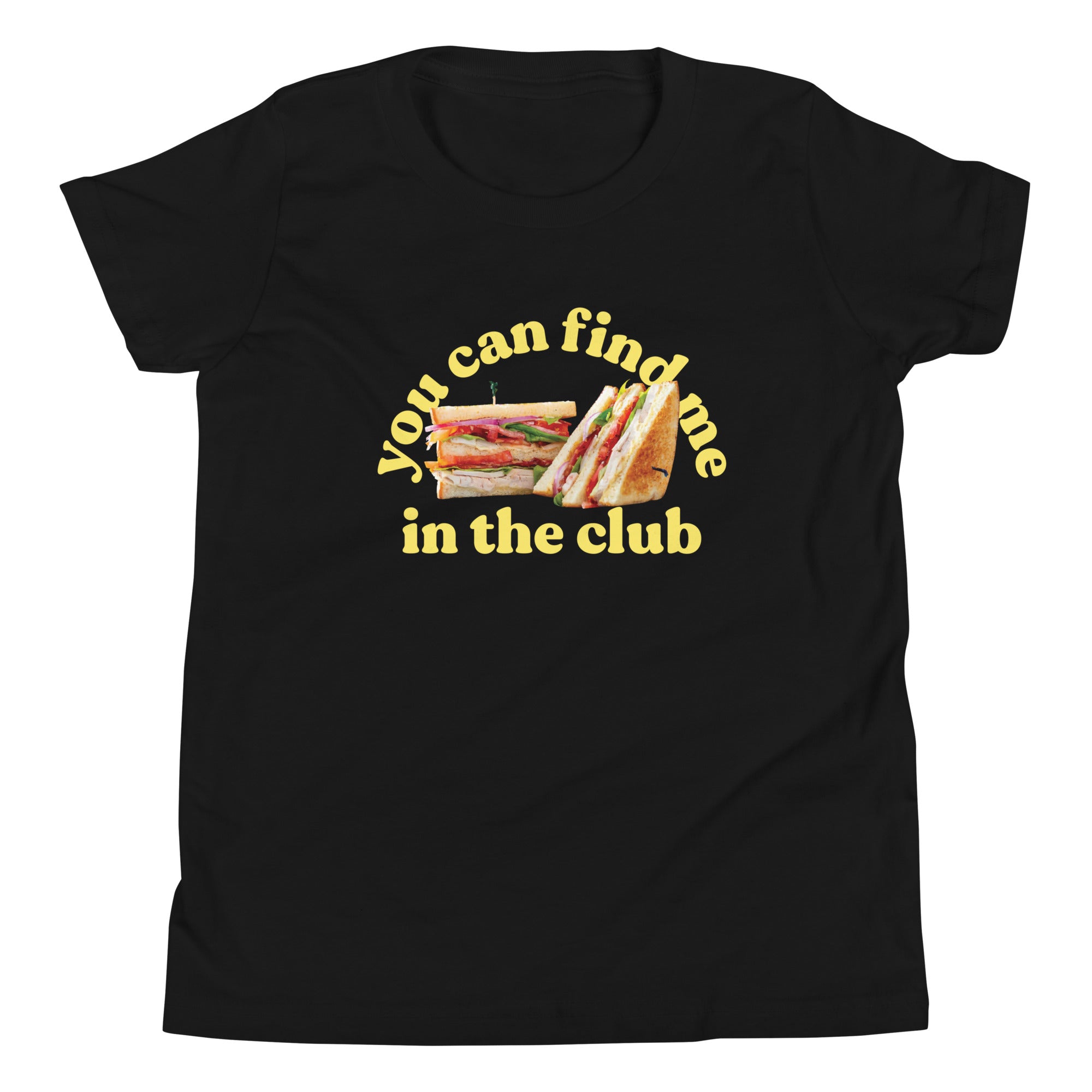 You Can Find Me In The Club Kid's Youth Tee Hoodie, Sweatshirt | CoreVibeTees.com (Image 2)