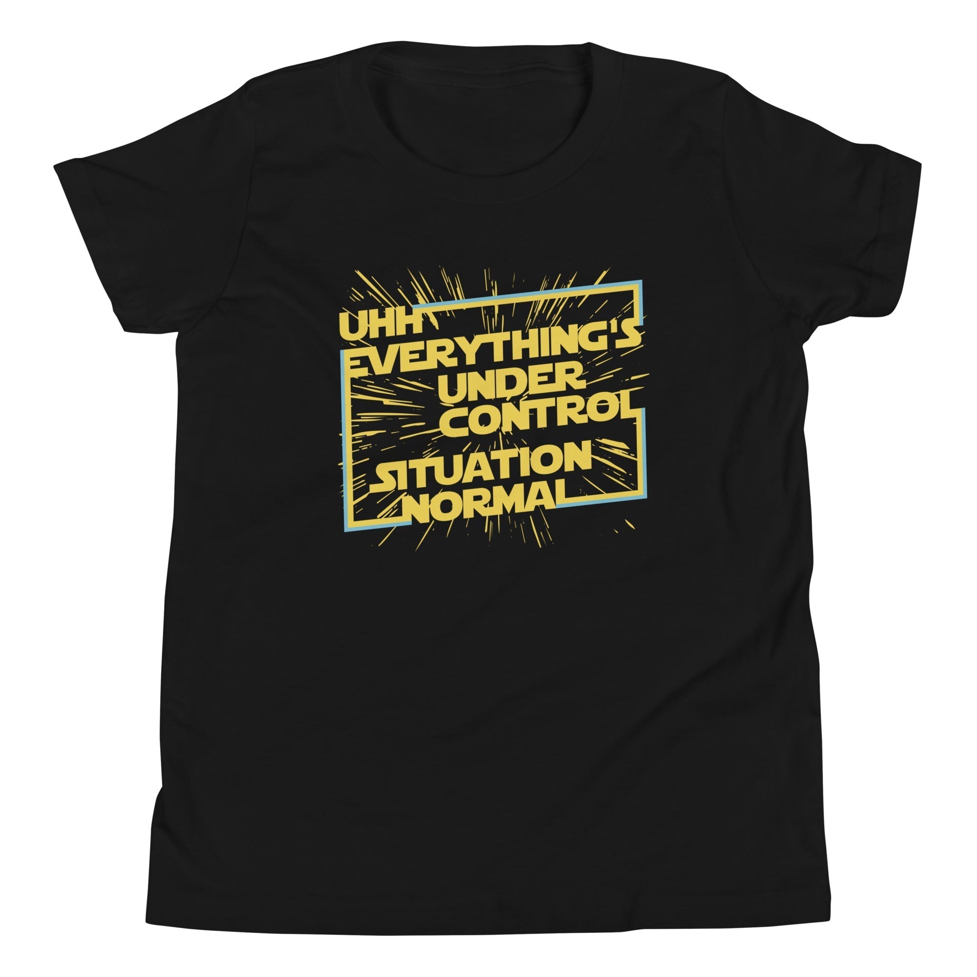Everything's Under Control Situation Normal Kid's Youth Tee Hoodie, Sweatshirt | CoreVibeTees.com (Image 2)