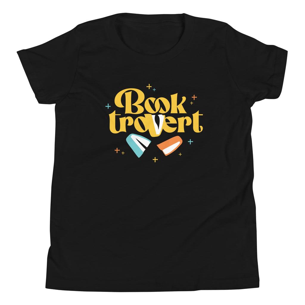 Booktrovert Kid's Youth Tee Hoodie, Sweatshirt | CoreVibeTees.com (Image 2)