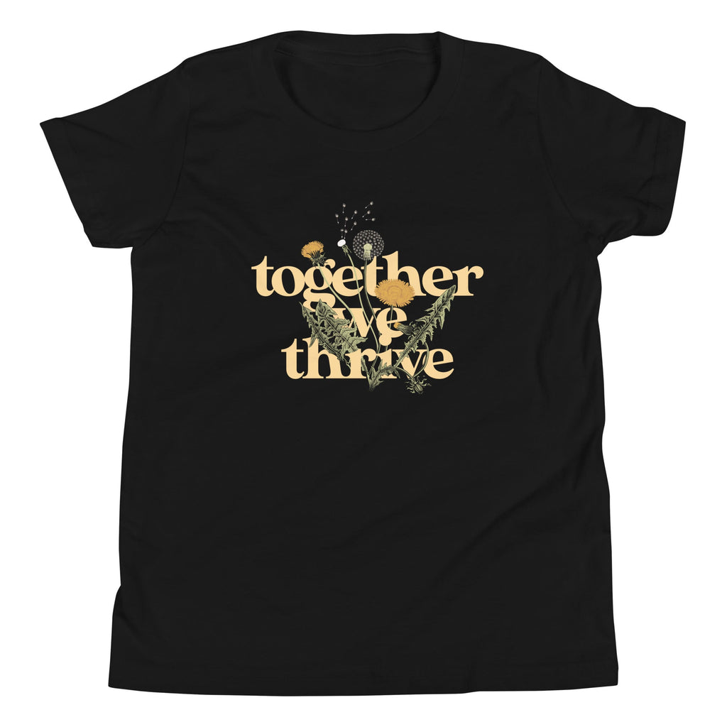 Together We Thrive Kid's Youth Tee Hoodie, Sweatshirt | CoreVibeTees.com (Image 1)