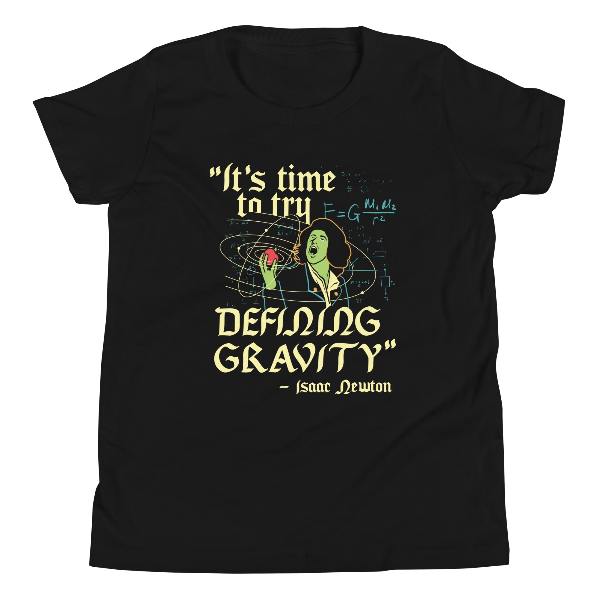 It's Time To Try Defining Gravity Kid's Youth Tee Hoodie, Sweatshirt | CoreVibeTees.com (Image 2)