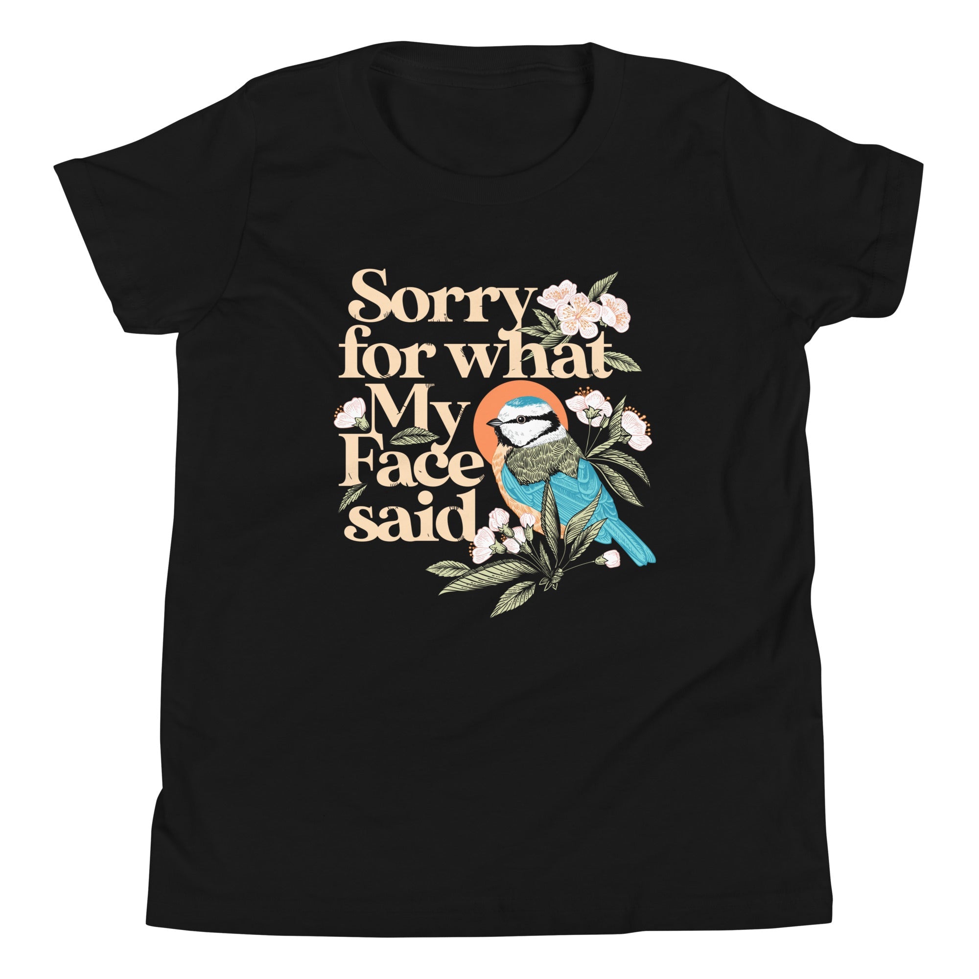 Sorry For What My Face Said Kid's Youth Tee