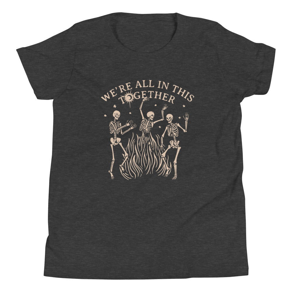 We're All In This Together Kid's Youth Tee Hoodie, Sweatshirt | CoreVibeTees.com (Image 3)