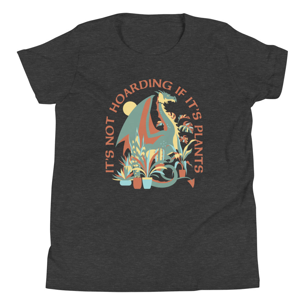 It's Not Hoarding If It's Plants Kid's Youth Tee Hoodie, Sweatshirt | CoreVibeTees.com (Image 3)