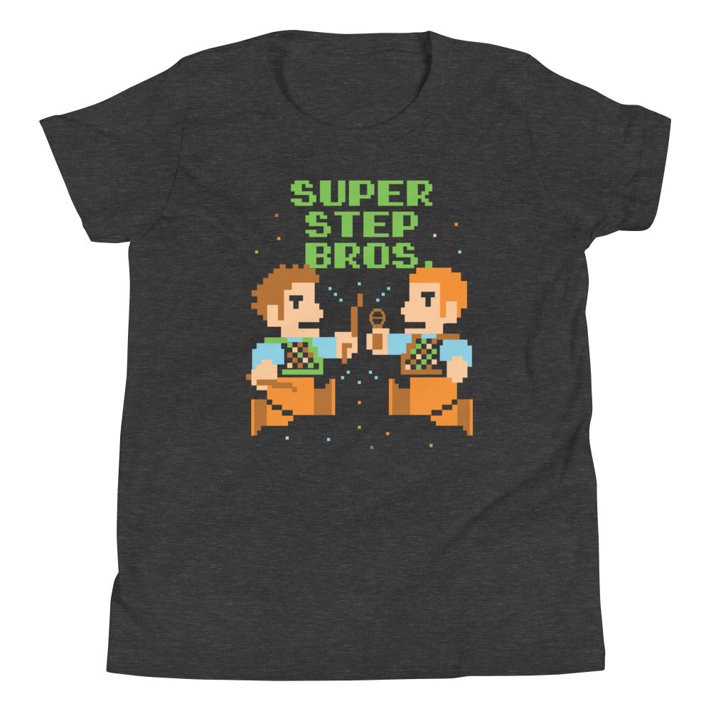 Super Step Bros Kid's Youth Tee Hoodie, Sweatshirt | CoreVibeTees.com (Image 3)
