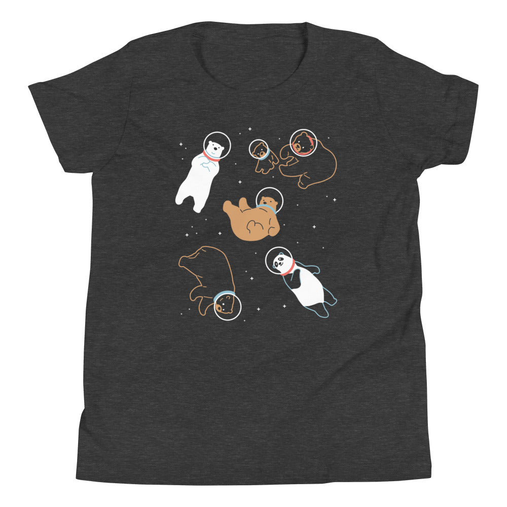 Bears In Space Kid's Youth Tee Hoodie, Sweatshirt | CoreVibeTees.com (Image 3)