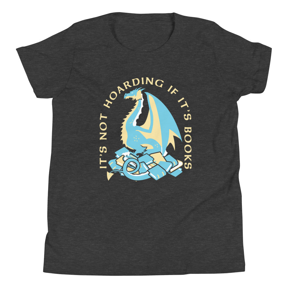 It's Not Hoarding If It's Books Kid's Youth Tee Hoodie, Sweatshirt | CoreVibeTees.com (Image 1)