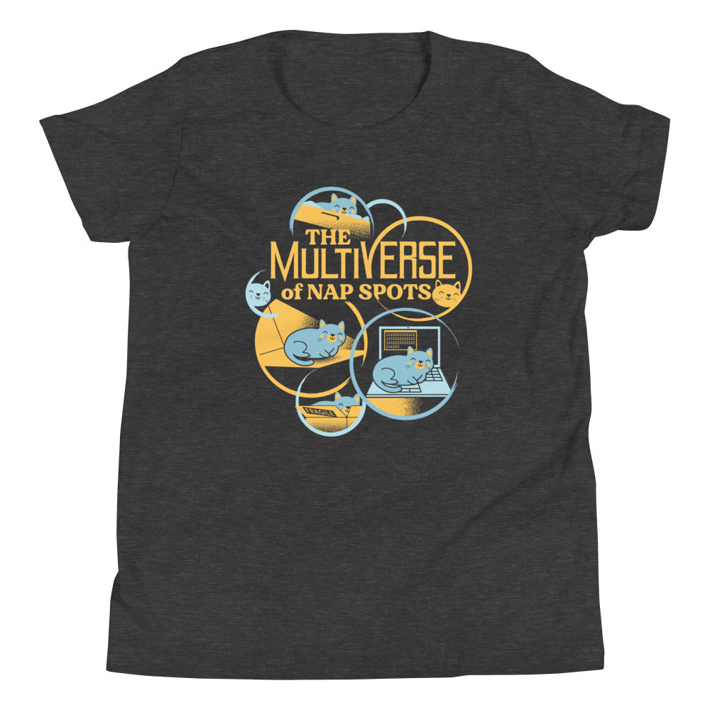 The Multiverse Of Nap Spots Kid's Youth Tee Hoodie, Sweatshirt | CoreVibeTees.com (Image 4)