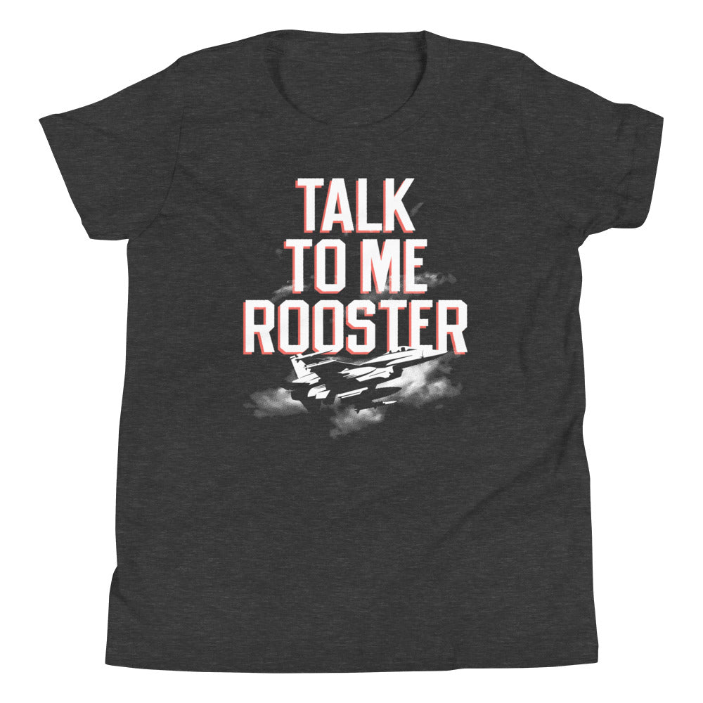Talk To Me Rooster Kid's Youth Tee Hoodie, Sweatshirt | CoreVibeTees.com (Image 4)