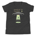 Single Taken UFO Kid's Youth Tee Hoodie, Sweatshirt | CoreVibeTees.com (Image 1)