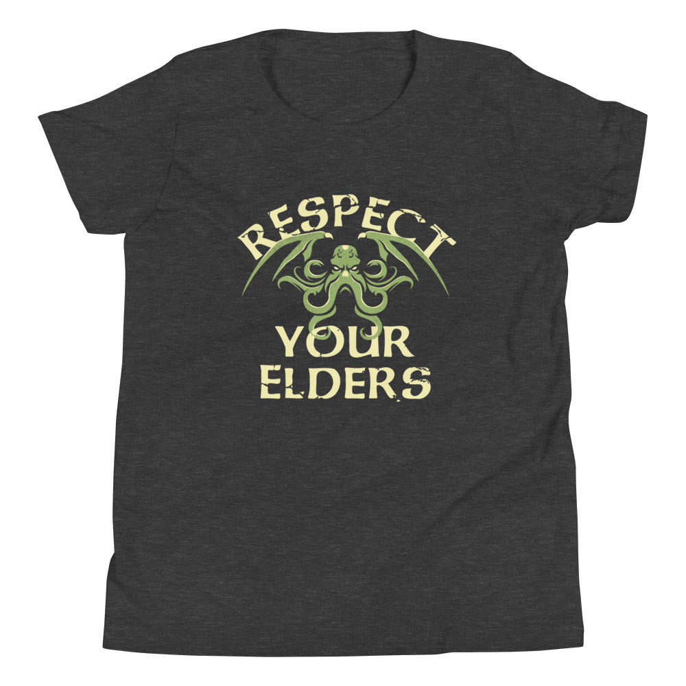 Respect Your Elders Kid's Youth Tee Hoodie, Sweatshirt | CoreVibeTees.com (Image 3)