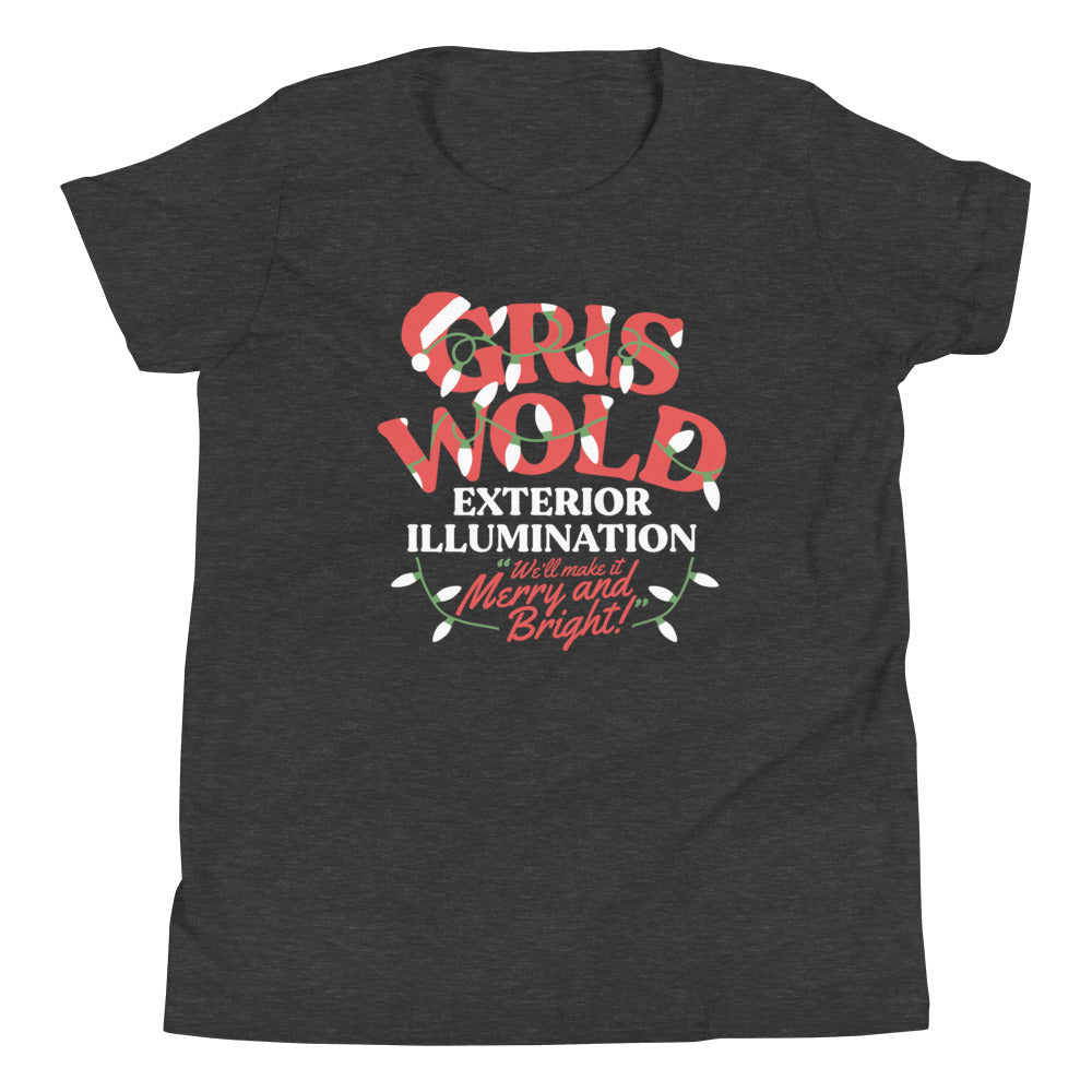 Griswold Exterior Illumination Kid's Youth Tee Hoodie, Sweatshirt | CoreVibeTees.com (Image 3)