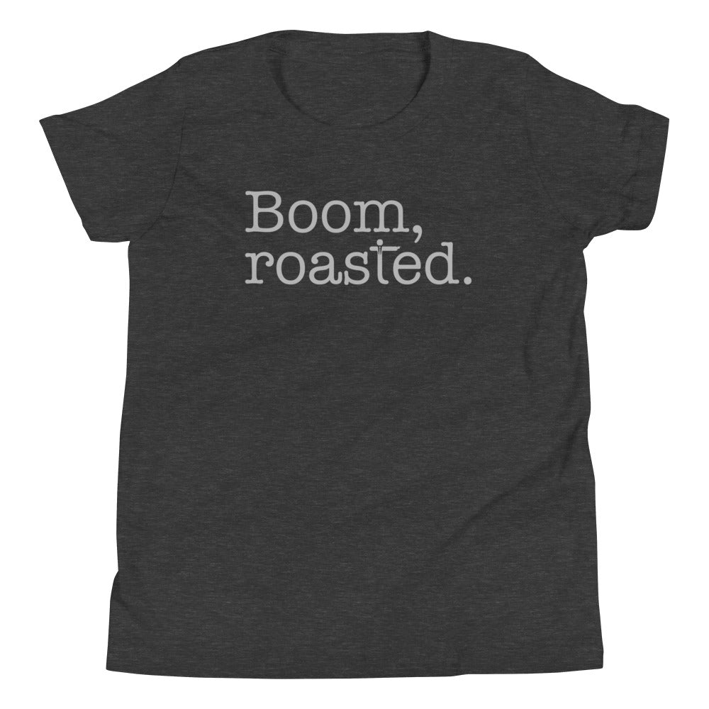 Boom, Roasted Kid's Youth Tee Hoodie, Sweatshirt | CoreVibeTees.com (Image 3)