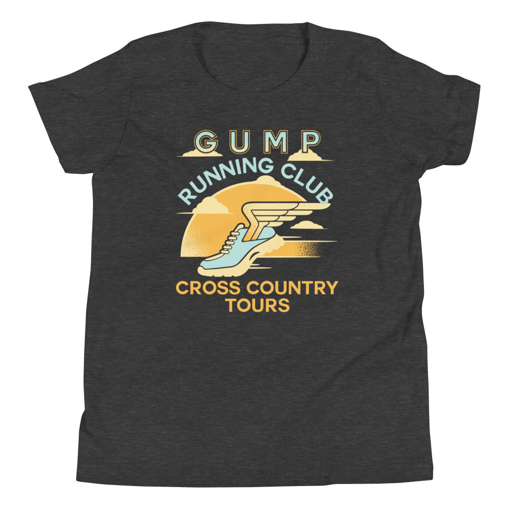 Gump Running Club Kid's Youth Tee Hoodie, Sweatshirt | CoreVibeTees.com (Image 1)