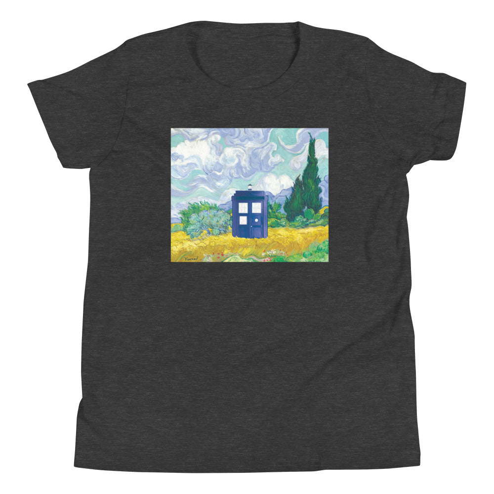 Visiting Van Gogh Kid's Youth Tee Hoodie, Sweatshirt | CoreVibeTees.com (Image 3)