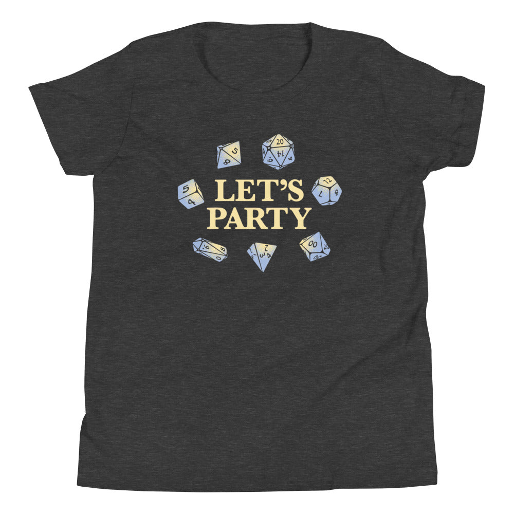 Let's Party Dice Kid's Youth Tee Hoodie, Sweatshirt | CoreVibeTees.com (Image 3)