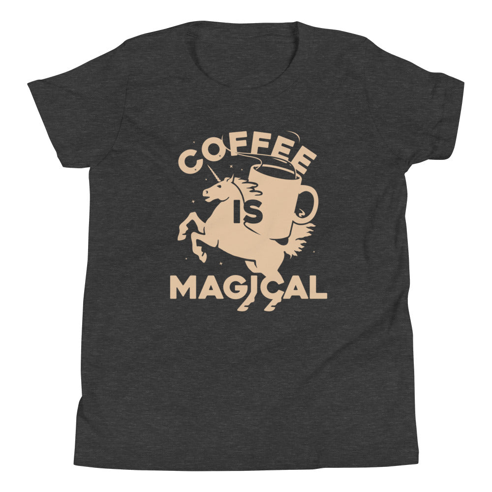 Coffee Is Magical Kid's Youth Tee Hoodie, Sweatshirt | CoreVibeTees.com (Image 3)