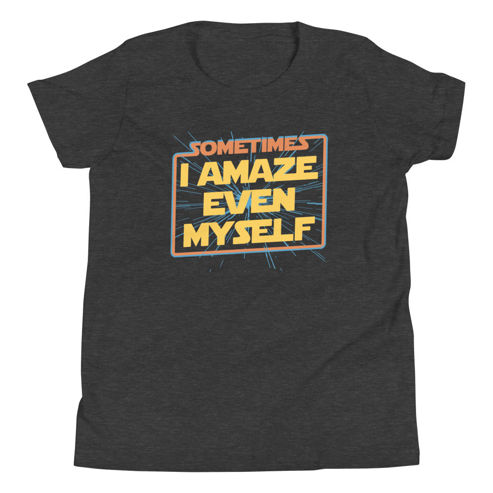 Sometimes I Even Amaze Myself Kid's Youth Tee Hoodie, Sweatshirt | CoreVibeTees.com (Image 3)