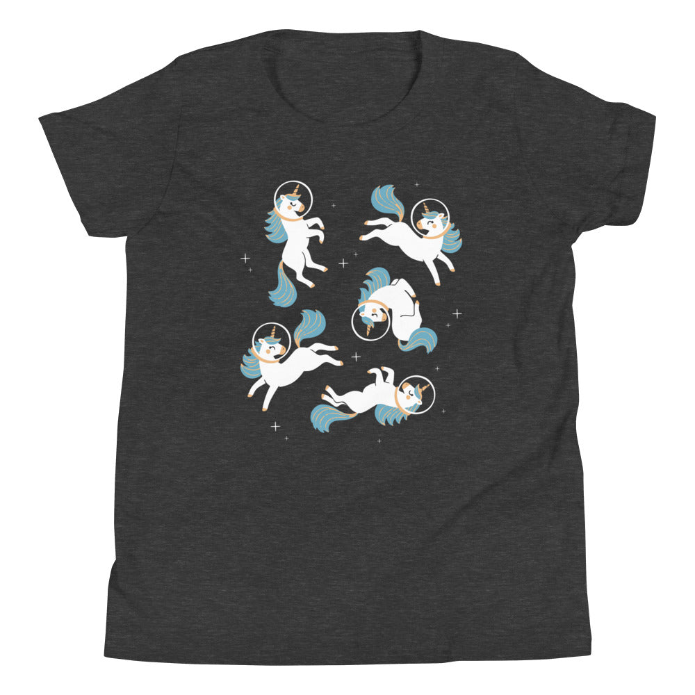 Unicorns In Space Kid's Youth Tee Hoodie, Sweatshirt | CoreVibeTees.com (Image 3)