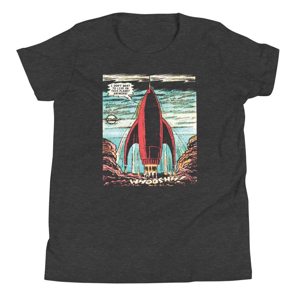 I Don't Want To Live On This Planet Anymore Kid's Youth Tee Hoodie, Sweatshirt | CoreVibeTees.com (Image 3)