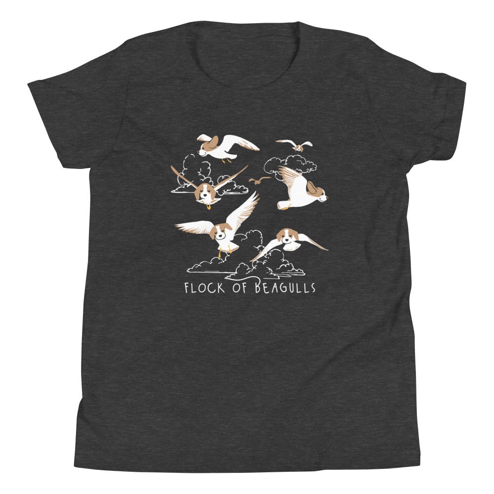 Flock Of Beagulls Kid's Youth Tee Hoodie, Sweatshirt | CoreVibeTees.com (Image 1)