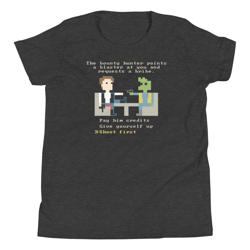 The Bounty Hunter Kid's Youth Tee Hoodie, Sweatshirt | CoreVibeTees.com (Image 1)