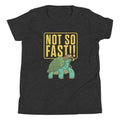 Not So Fast!! Kid's Youth Tee Hoodie, Sweatshirt | CoreVibeTees.com (Image 1)