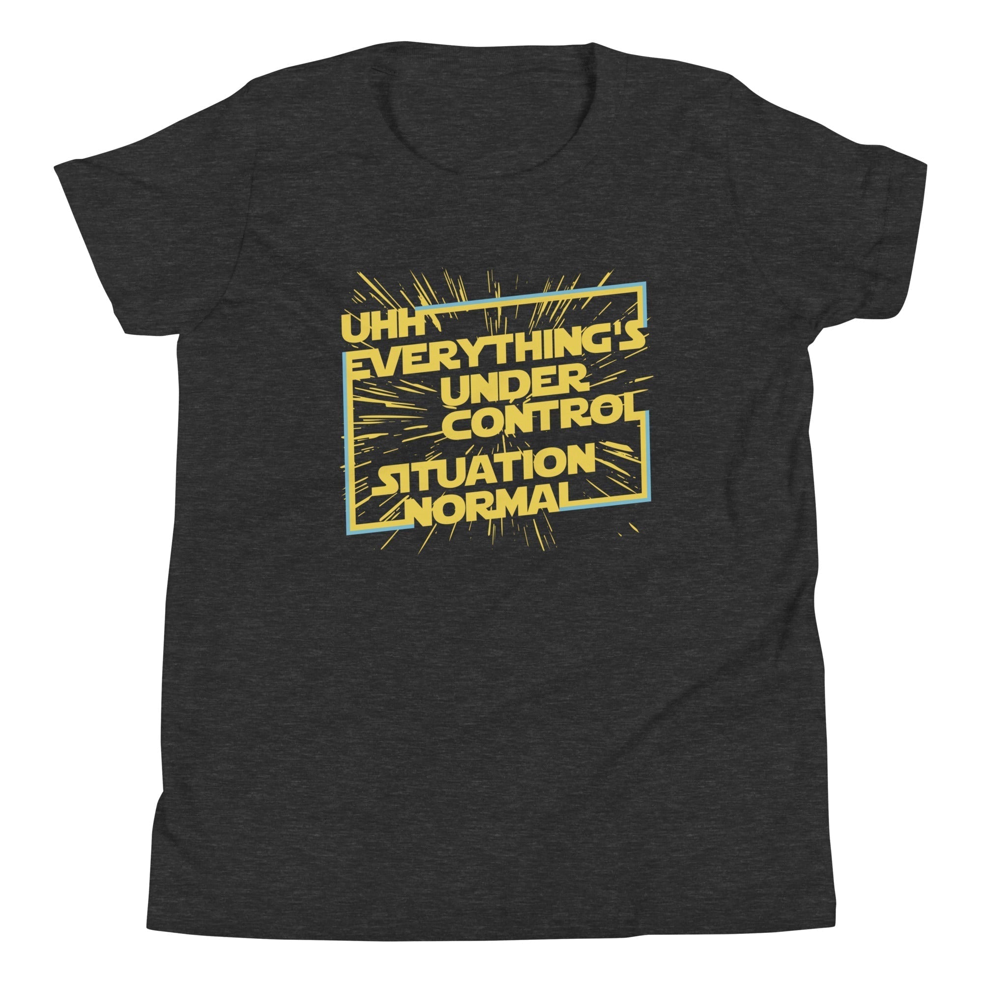 Everything's Under Control Situation Normal Kid's Youth Tee Hoodie, Sweatshirt | CoreVibeTees.com (Image 1)