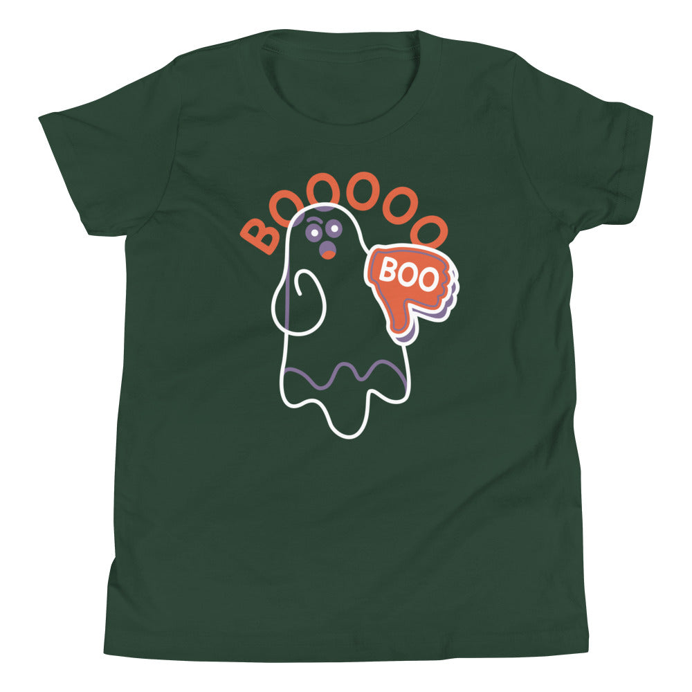Ghost Boo Kid's Youth Tee Hoodie, Sweatshirt | CoreVibeTees.com (Image 3)