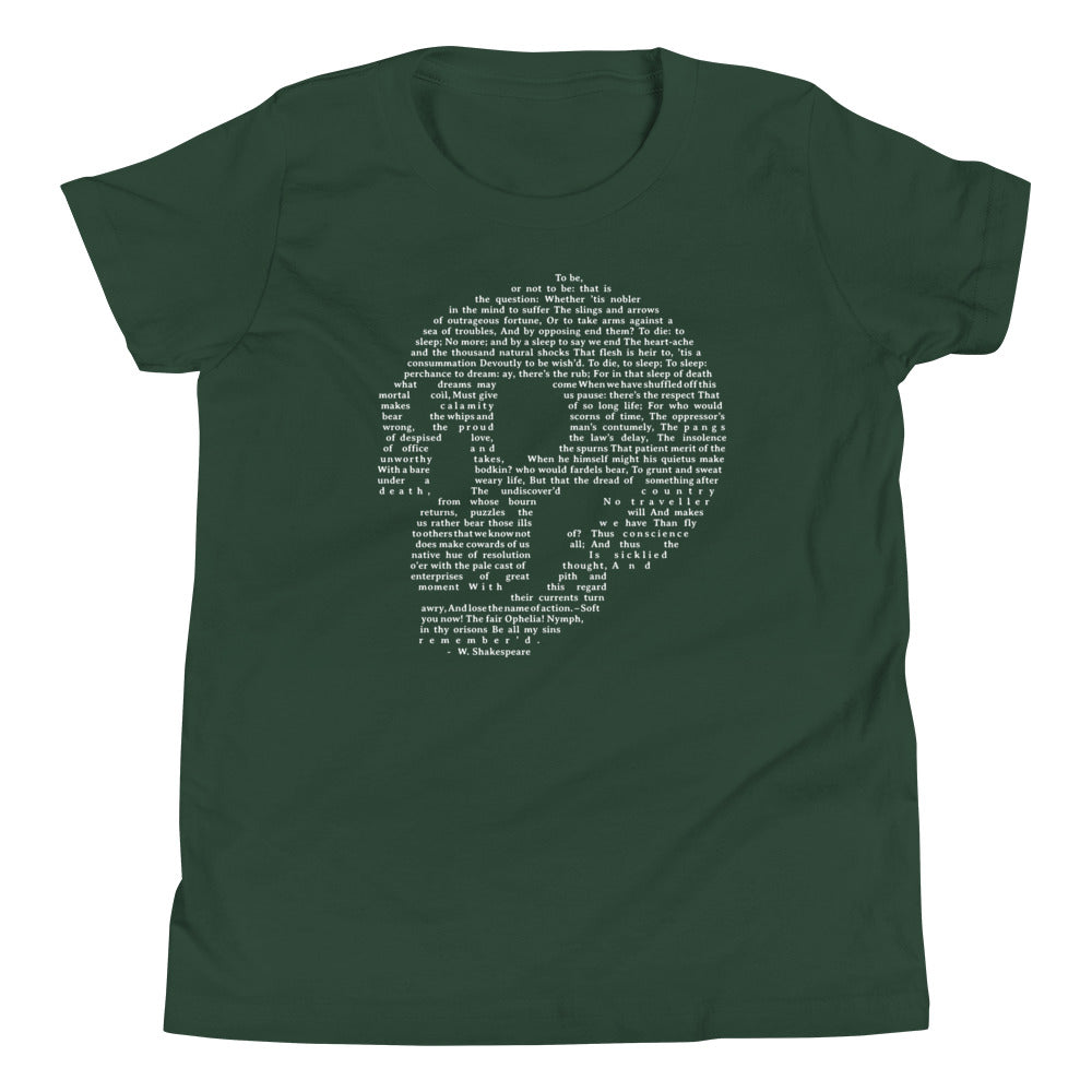 Hamlet Soliloquy Kid's Youth Tee Hoodie, Sweatshirt | CoreVibeTees.com (Image 4)