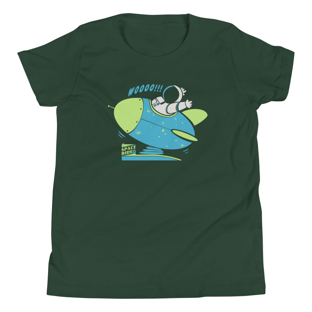 Space Ride Kid's Youth Tee Hoodie, Sweatshirt | CoreVibeTees.com (Image 3)