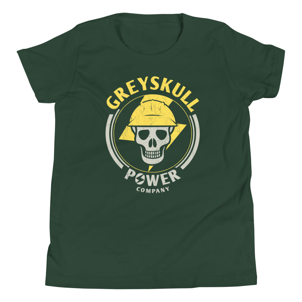 Greyskull Power Company Kid's Youth Tee Hoodie, Sweatshirt | CoreVibeTees.com (Image 4)
