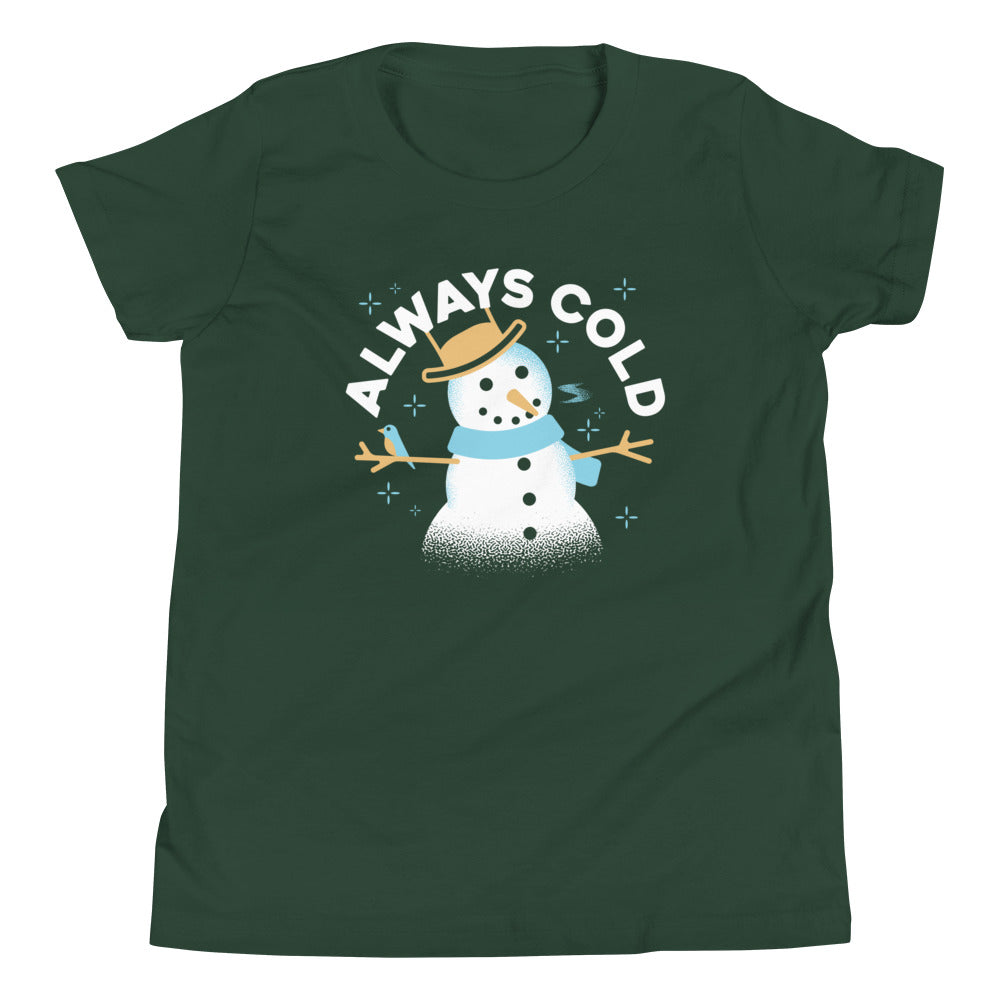 Always Cold Kid's Youth Tee Hoodie, Sweatshirt | CoreVibeTees.com (Image 5)