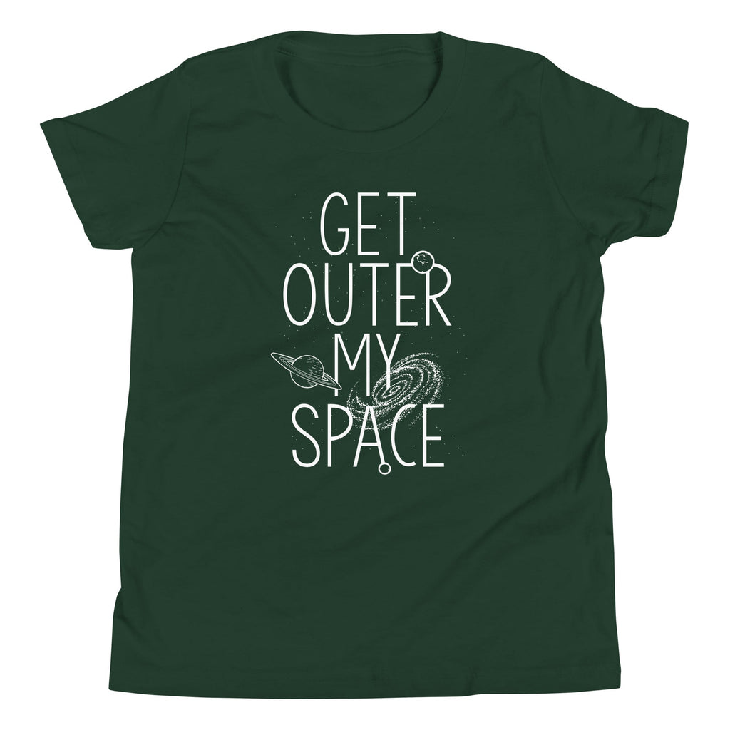 Get Outer My Space Kid's Youth Tee Hoodie, Sweatshirt | CoreVibeTees.com (Image 4)