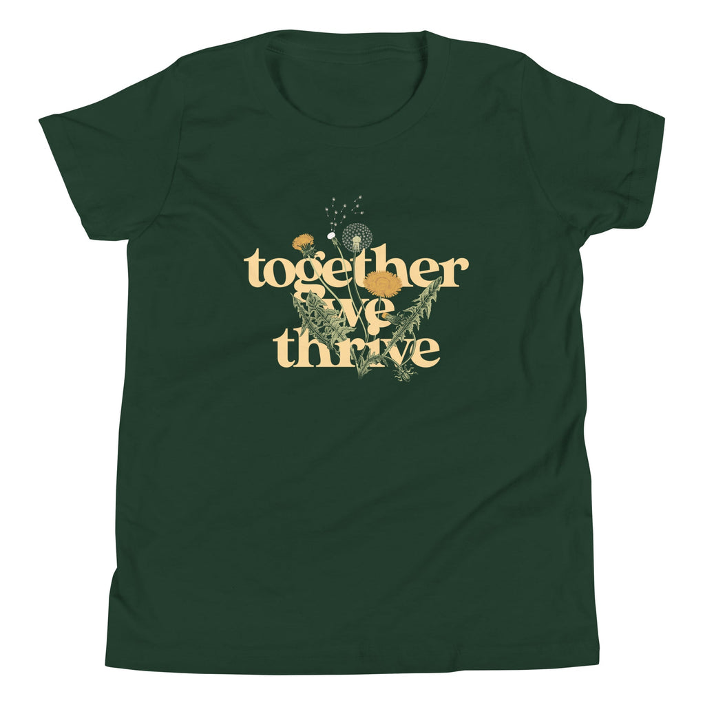 Together We Thrive Kid's Youth Tee Hoodie, Sweatshirt | CoreVibeTees.com (Image 4)