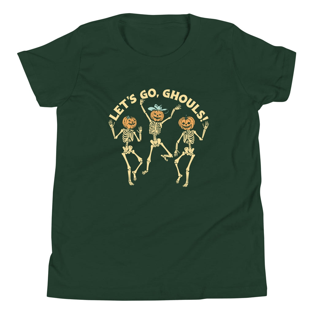 Let's Go, Ghouls! Kid's Youth Tee Hoodie, Sweatshirt | CoreVibeTees.com (Image 4)
