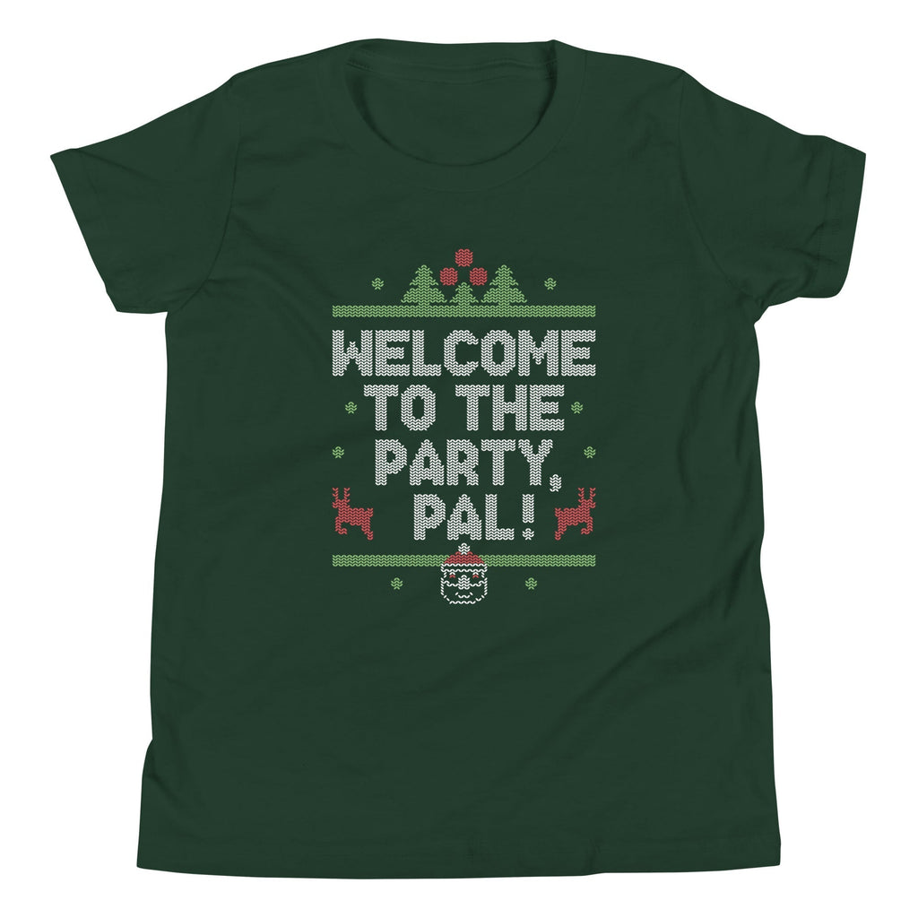 Welcome To The Party, Pal! Kid's Youth Tee Hoodie, Sweatshirt | CoreVibeTees.com (Image 4)