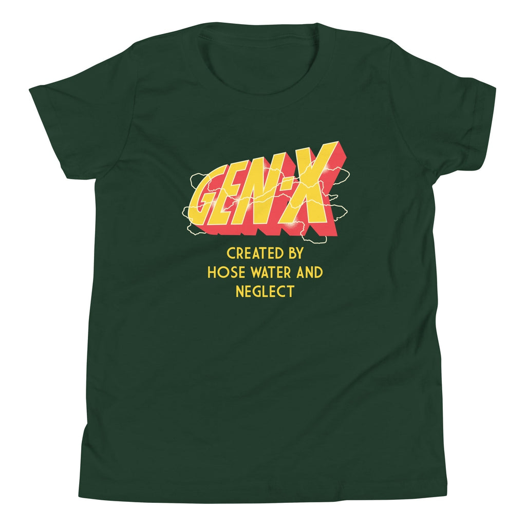 Gen-X Kid's Youth Tee Hoodie, Sweatshirt | CoreVibeTees.com (Image 4)