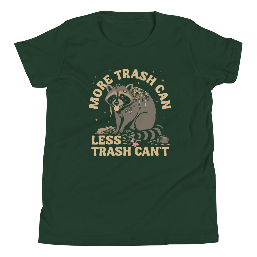 More Trash Can Less Trash Can't Kid's Youth Tee Hoodie, Sweatshirt | CoreVibeTees.com (Image 4)