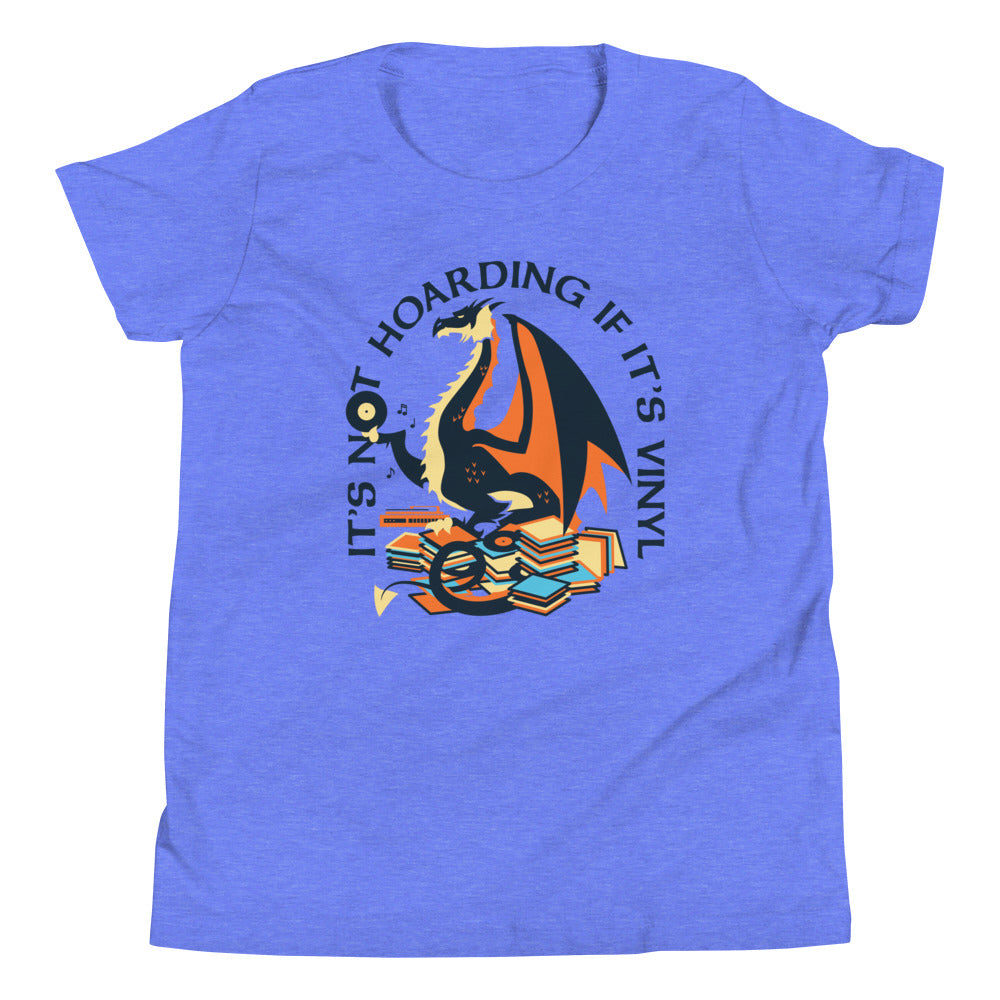 It's Not Hoarding If It's Vinyl Kid's Youth Tee Hoodie, Sweatshirt | CoreVibeTees.com (Image 3)