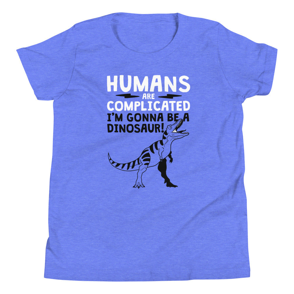 Humans Are Complicated Kid's Youth Tee Hoodie, Sweatshirt | CoreVibeTees.com (Image 2)